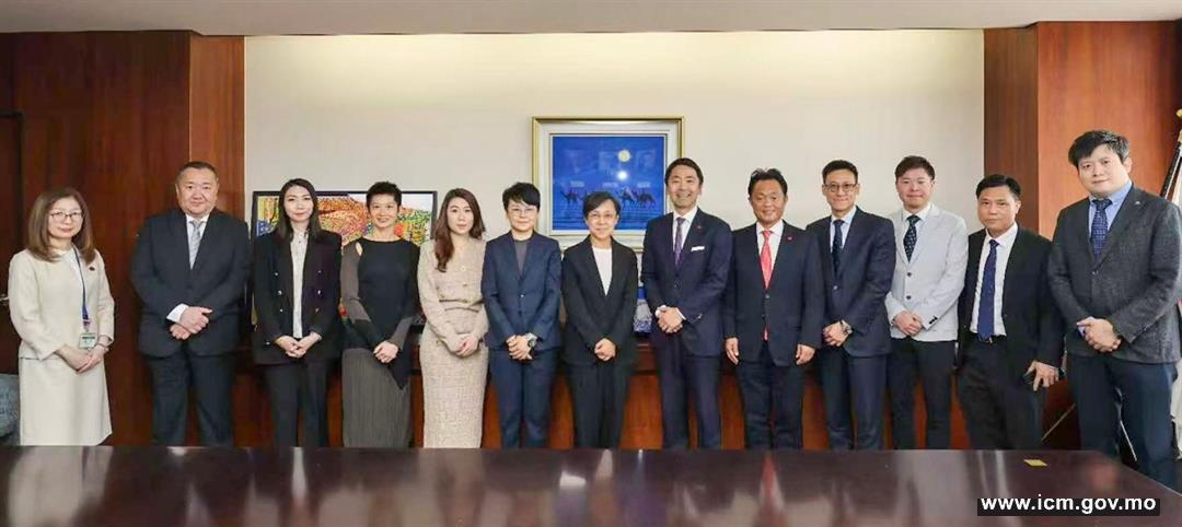 旅遊局一行早前拜訪日本鎌倉市市長松尾崇等代表  